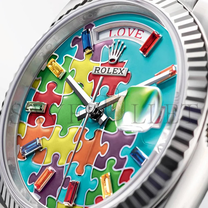ROLEX OYSTER PERPETUAL DAY-DATE 36MM 128239-0056